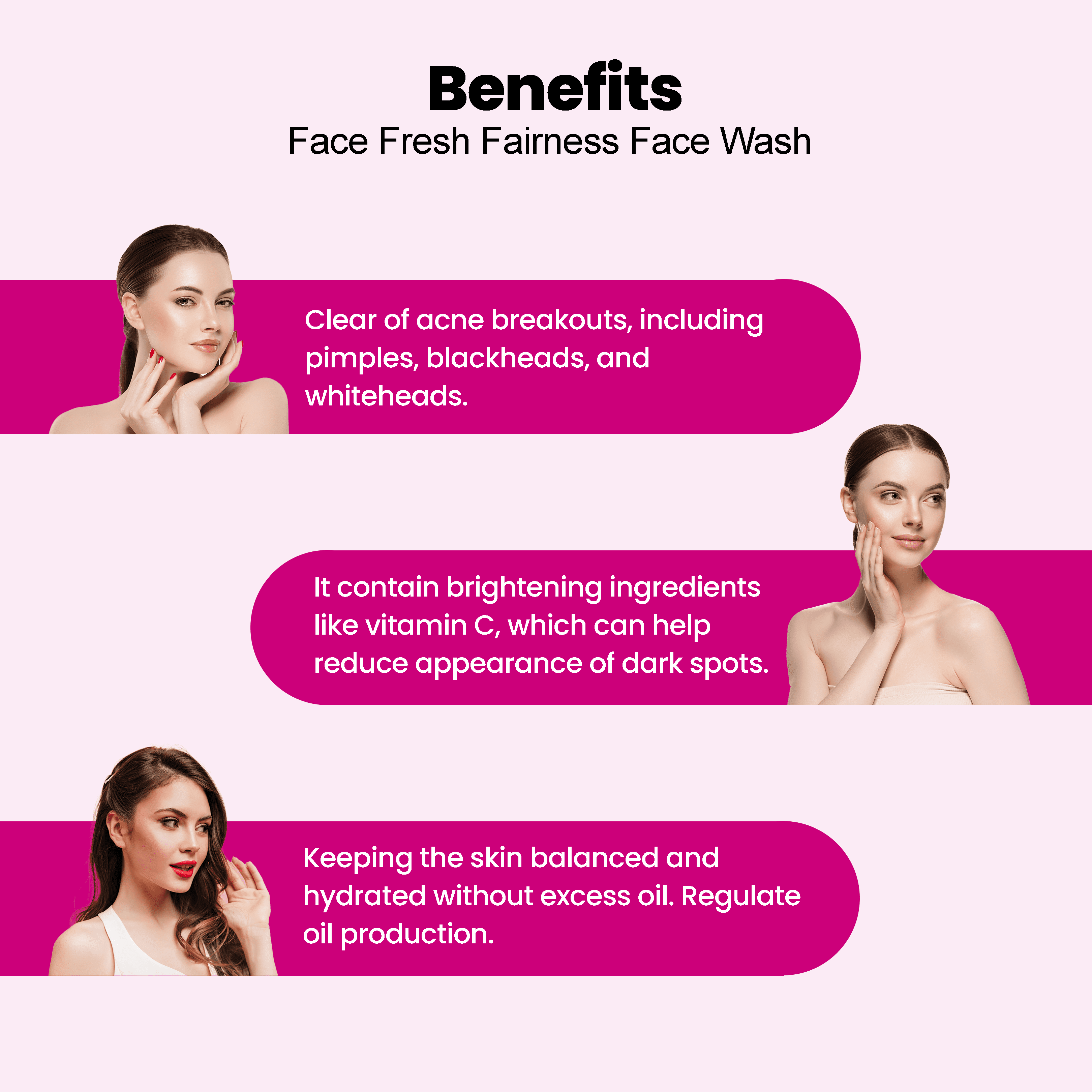 Fairness Face Wash For De-Tanning And Hydrating Skin Care