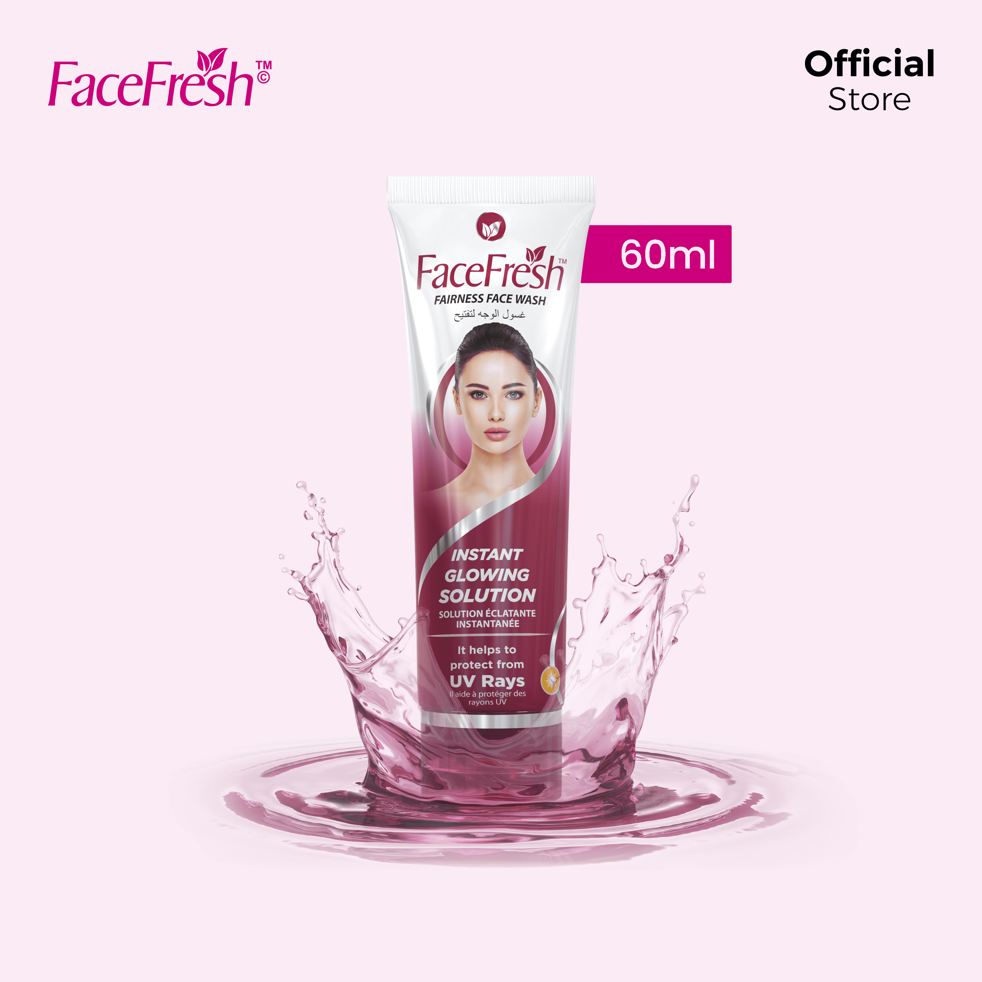 Fairness Face Wash For De-Tanning And Hydrating Skin Care