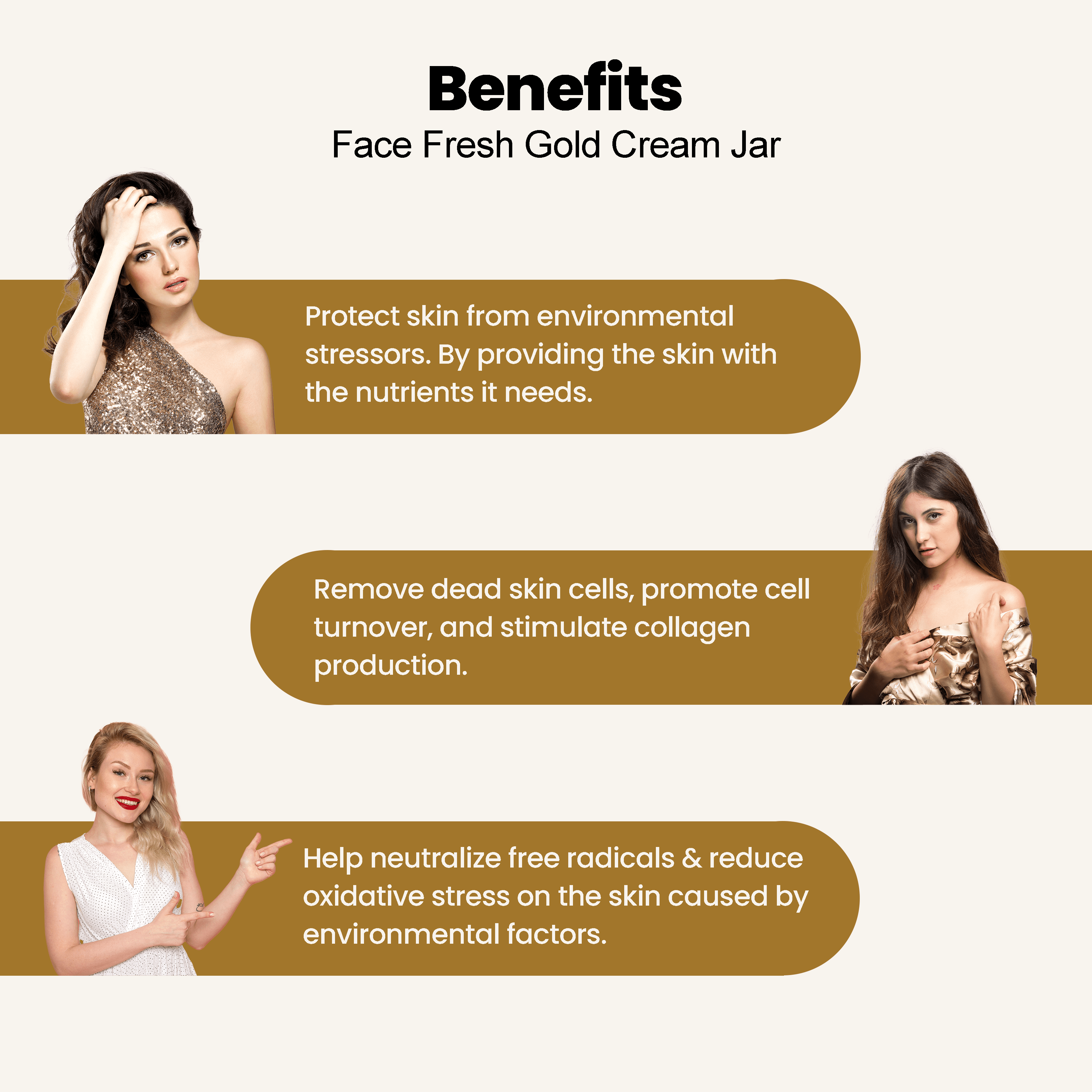 Gold Beauty Cream | Fair, Hydrating & Moisturizing Skin Care