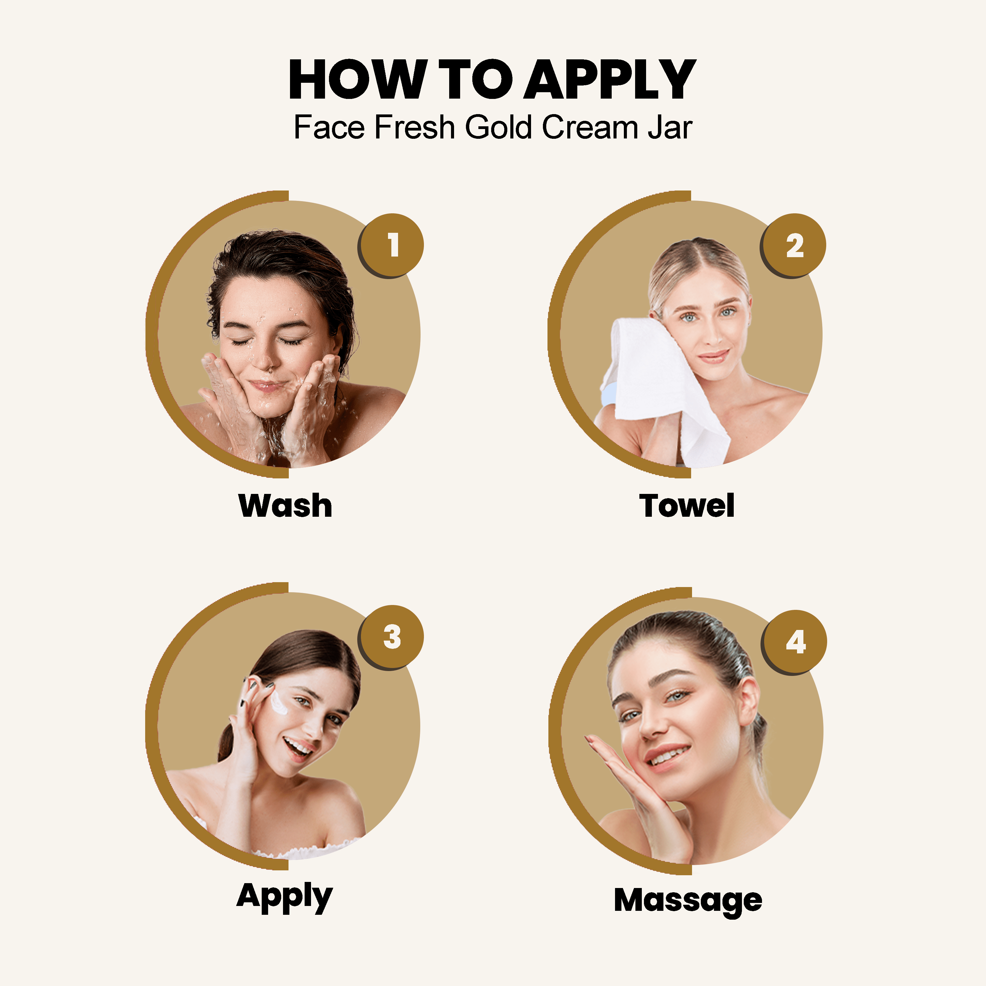 Gold Beauty Cream | Fair, Hydrating & Moisturizing Skin Care