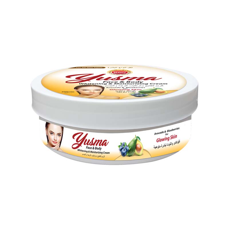 Yusma Body Whitening & Moisturizing Cream 225g (72 pieces )